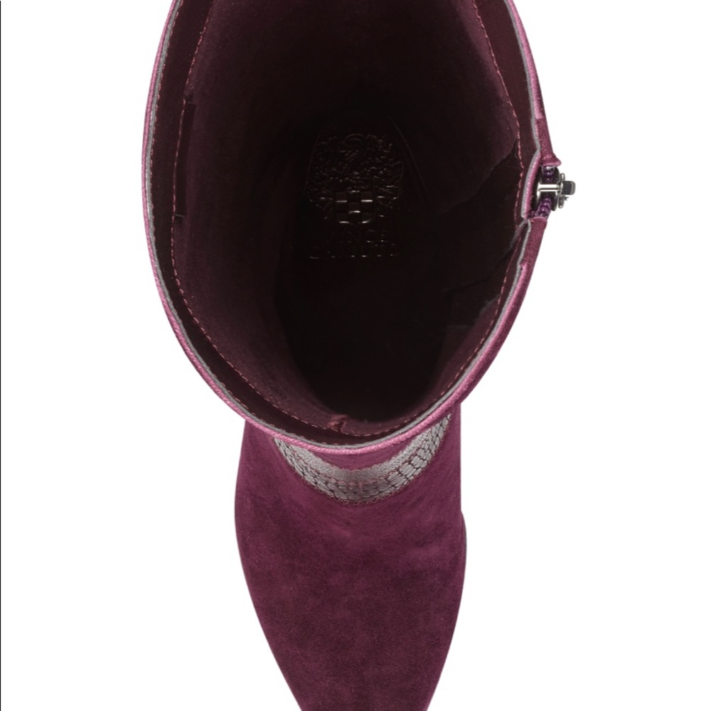 Knee High Patchwork Leather Boot - image 6